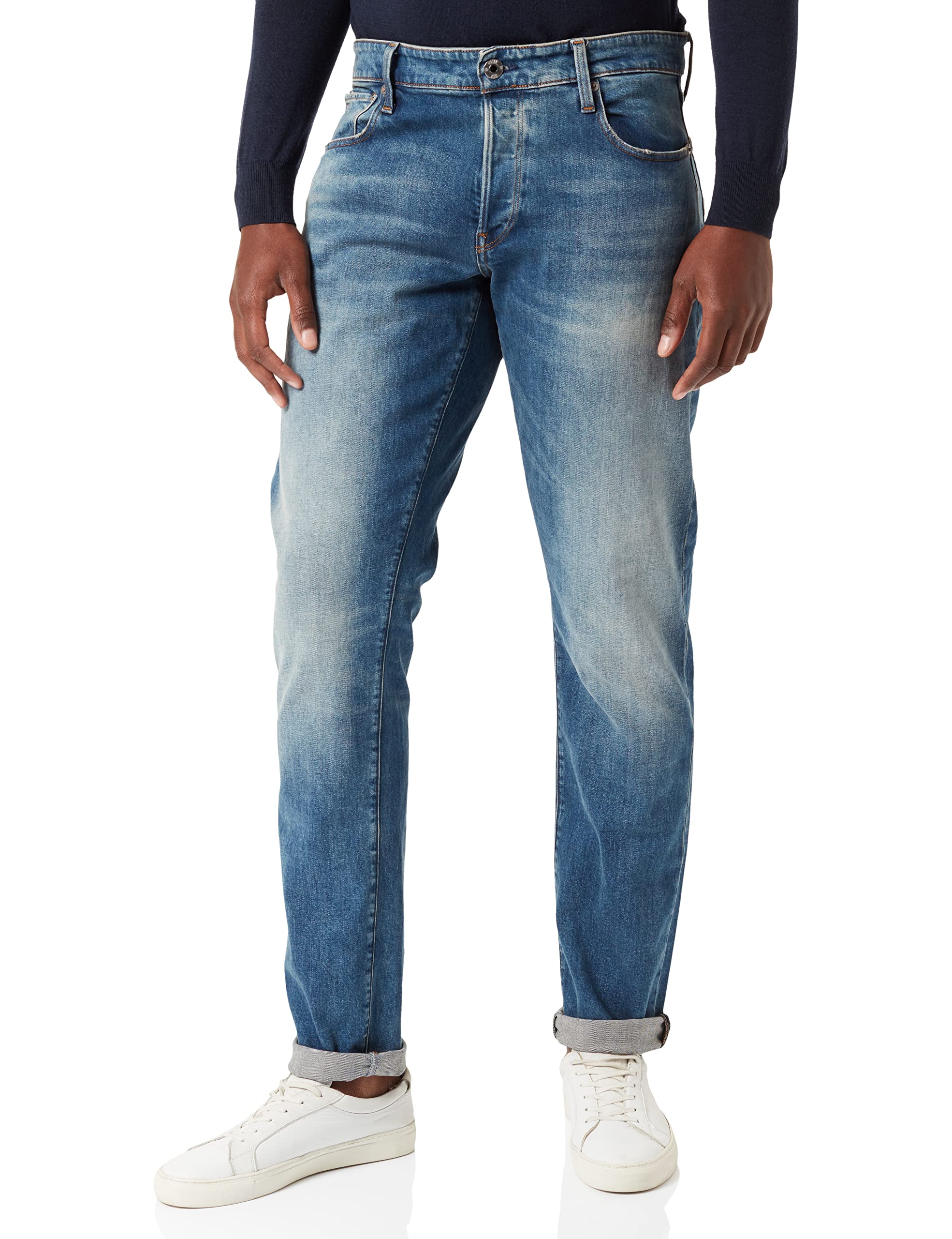 G-STAR RAW Men's 3301 Straight Tapered Jeans