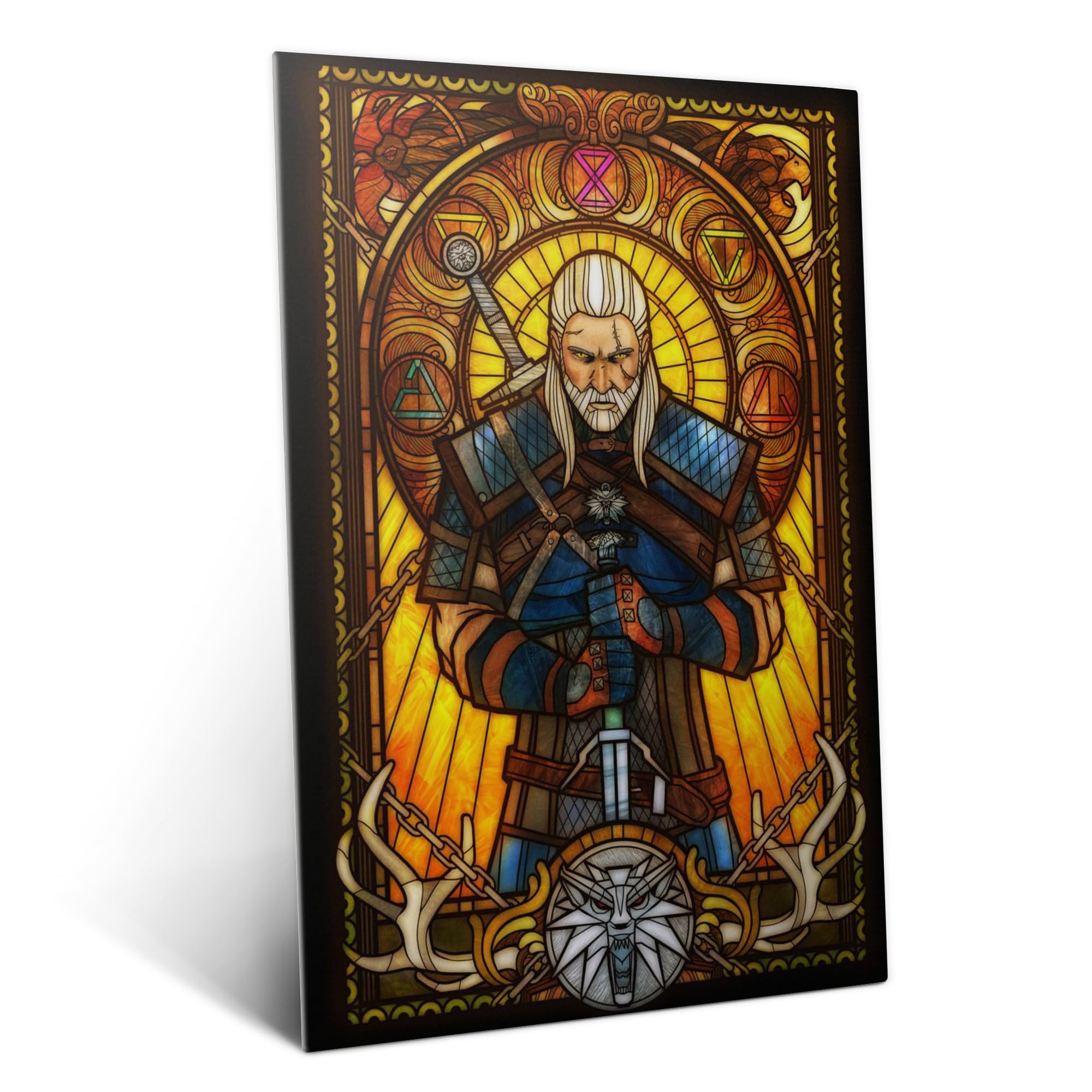 Witcher 3 Geralt Stained Glass Displate Review