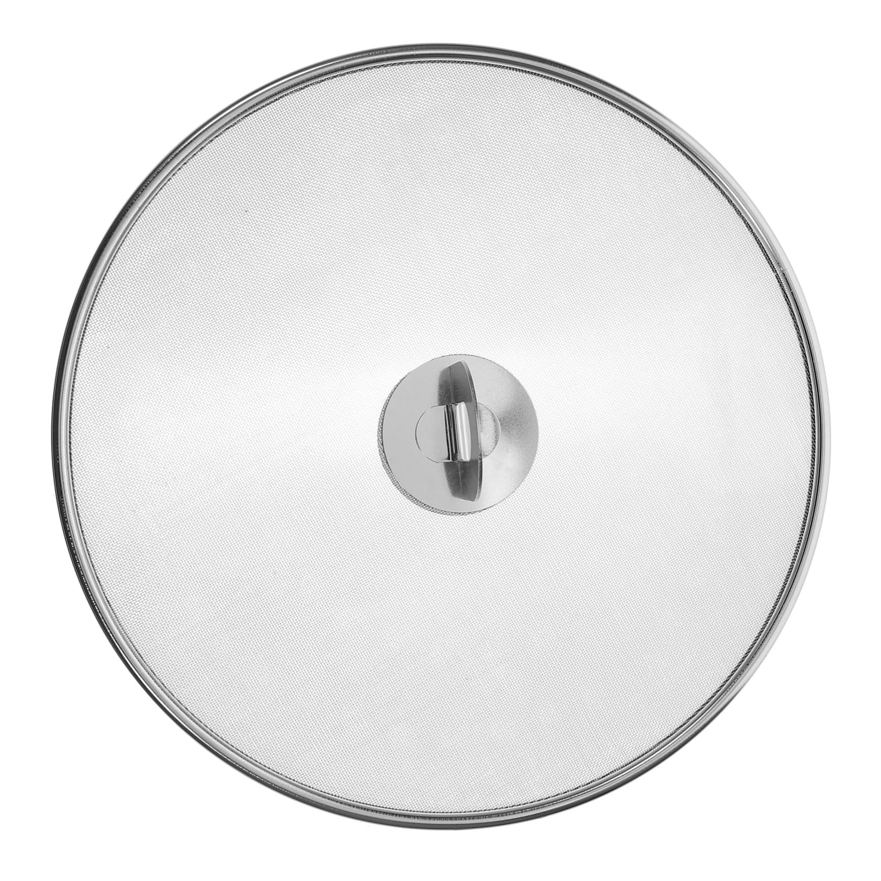 KICHOUSE Stainless Steel Fine Mesh Splatter Screen Grease Cover for Frying Pan Practical Oil Guard for Cooking Prevents Burns Boiling Over Easy to Use