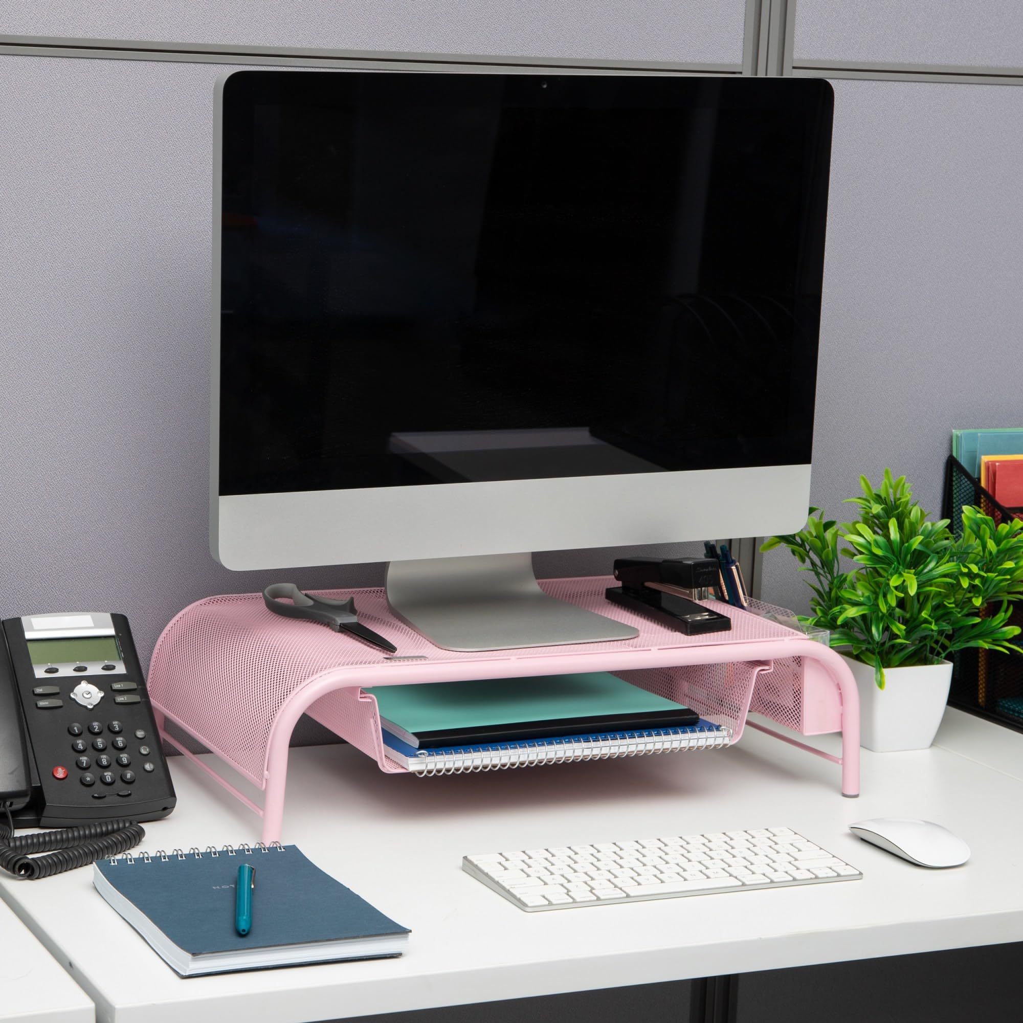 Snapklik.com : Monitor Stand, Ventilated Laptop Riser, Paper Tray ...