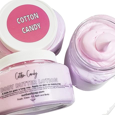 Pink Cotton Candy Whipped Body Butter: Sweet Summer Moisturizer