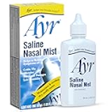 Ayr Saline Nasal Mist, 1.69 Fl Oz (Pack of 6) (Packaging may vary)