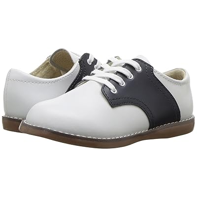 FootMates Cheer 3 (Infant/Toddler/Little Kid) Kids Shoes White/Navy