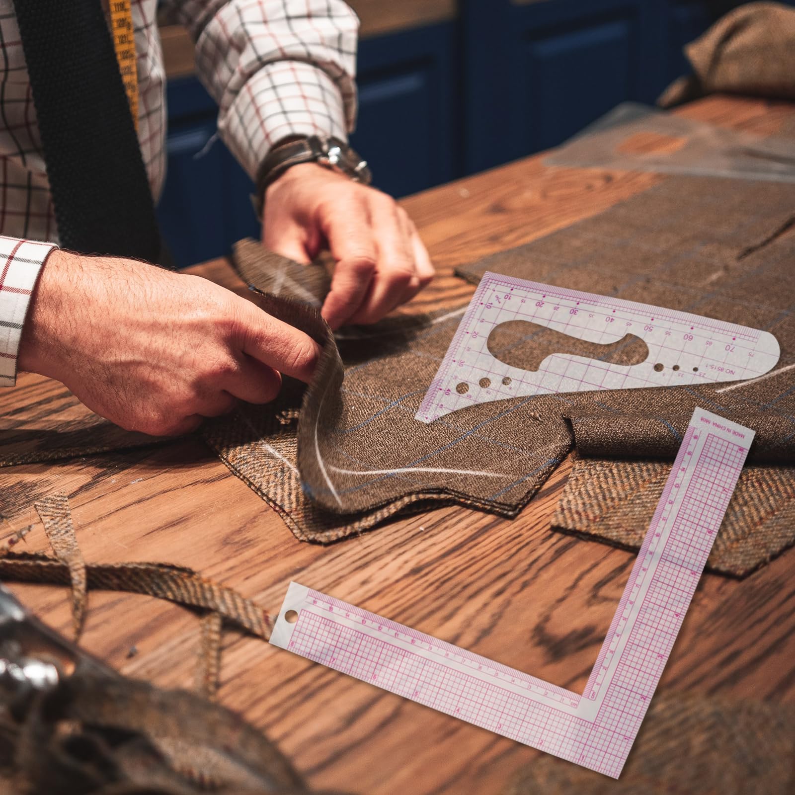 4-teiliges Nählineal Set - Transparente Kurvenlineale Für Schneider & Designer