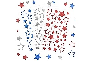 KESOTE Patriotic Star Stickers for July 4th Festivities