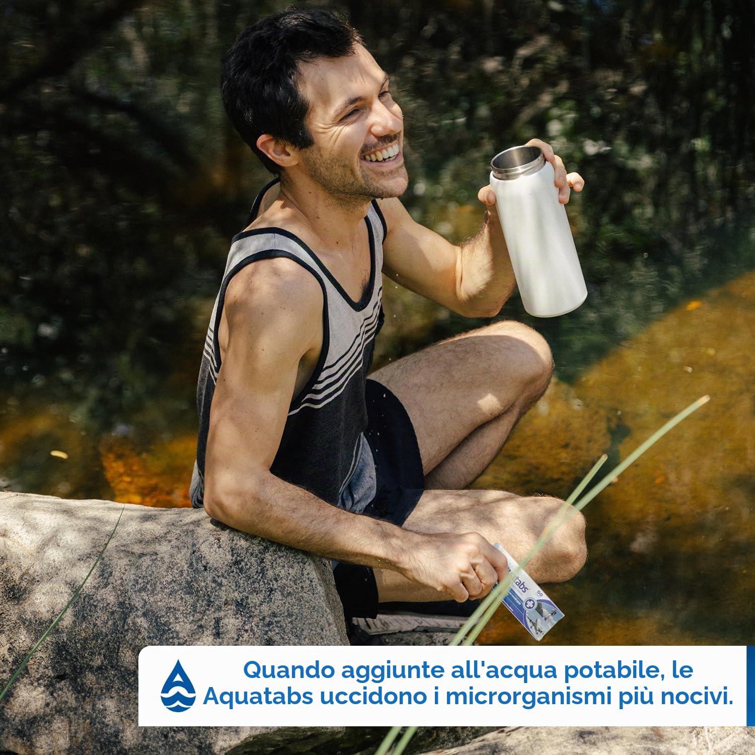 Martinez Albainox Aquatabs 50 Pastiglie Purificare Acqua Trekking