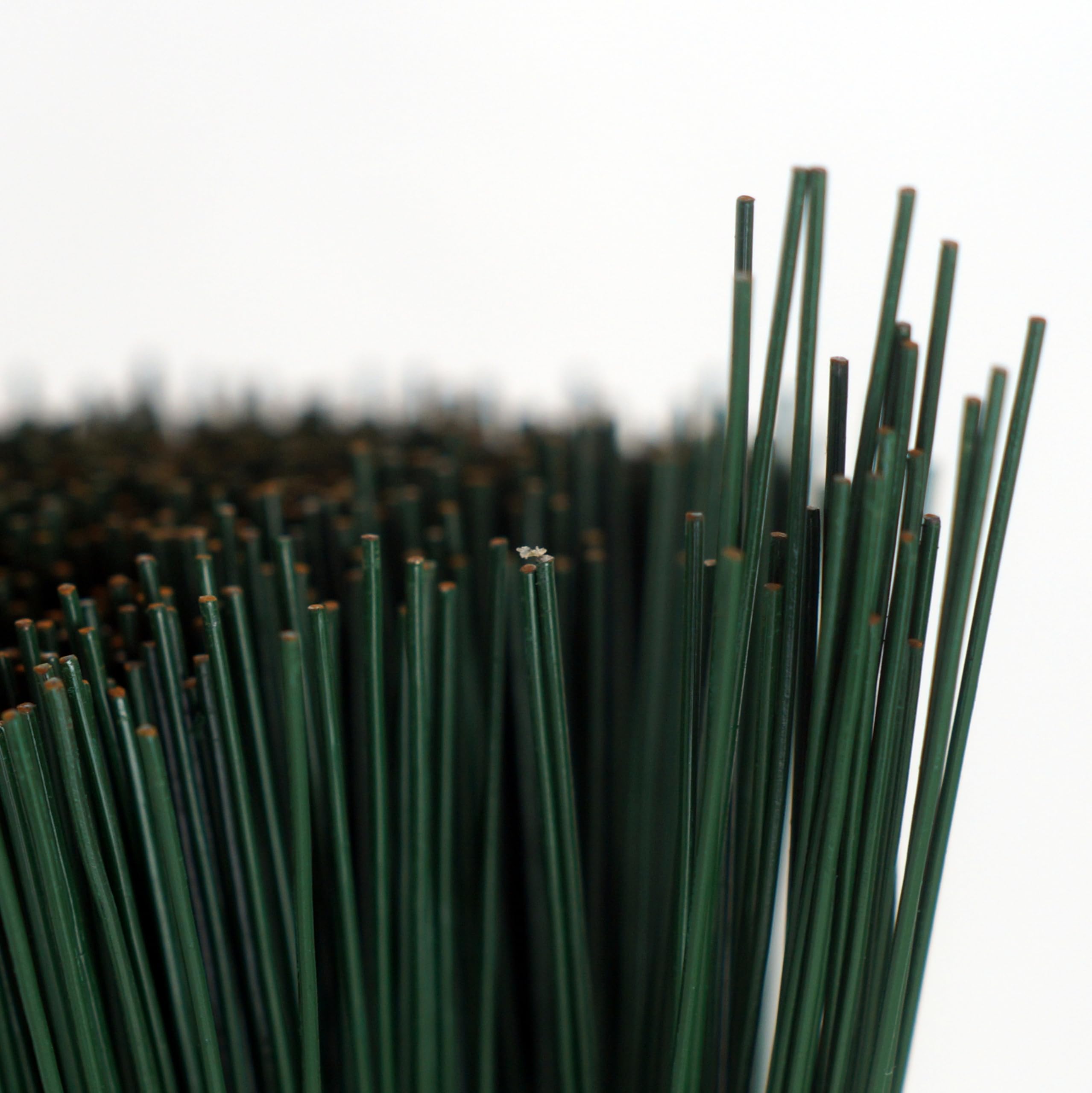 FLORIST, FLORAL GREEN STUB WIRE (0.9mm) 20swg - Floral Green Stub Wire. Flower Arranging Accessories, Craft Wire, Wreath Making Supplies, Modelling Wire. (1, Green 10 Inch, 500g)