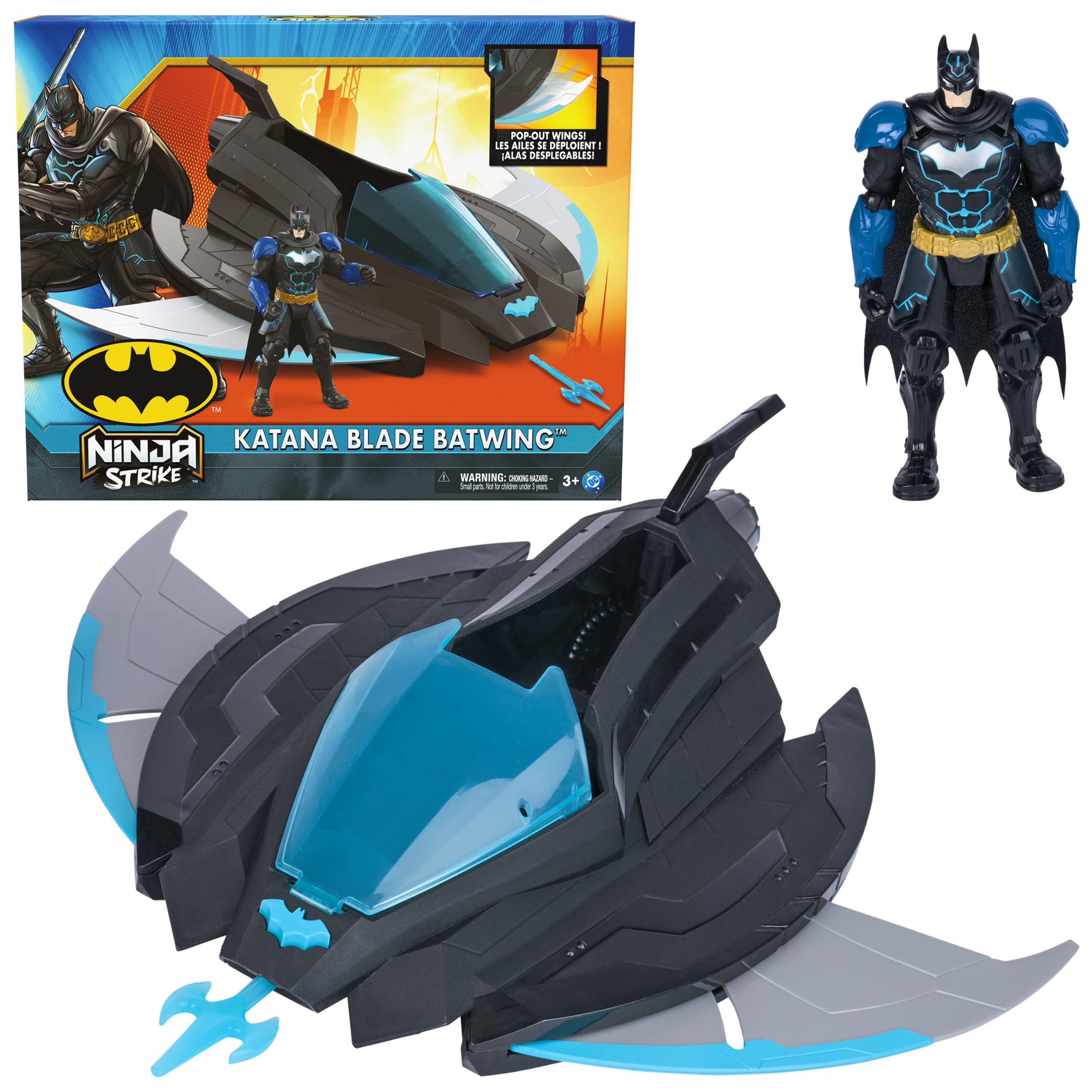 Amazon.com: DC Comics, Batman Ninja Strike Katana Blade Batwing