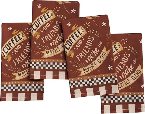 Miniatura 76 de Maison d' Hermine Juego de 4 servilletas de tela 100% algodón reutilizables para uso diario, servilletas cuadradas lavables para cenas, fiestas