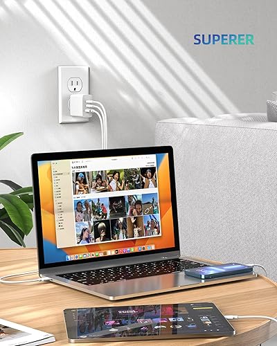 Miniatura 7 de Adaptador de corriente USB-C de 67 W, cargador rápido para MacBook Air de 13 pulgadas, M2 A2681, MacBook Air de 15 pulgadas M2 A2941, MacBook Pro de