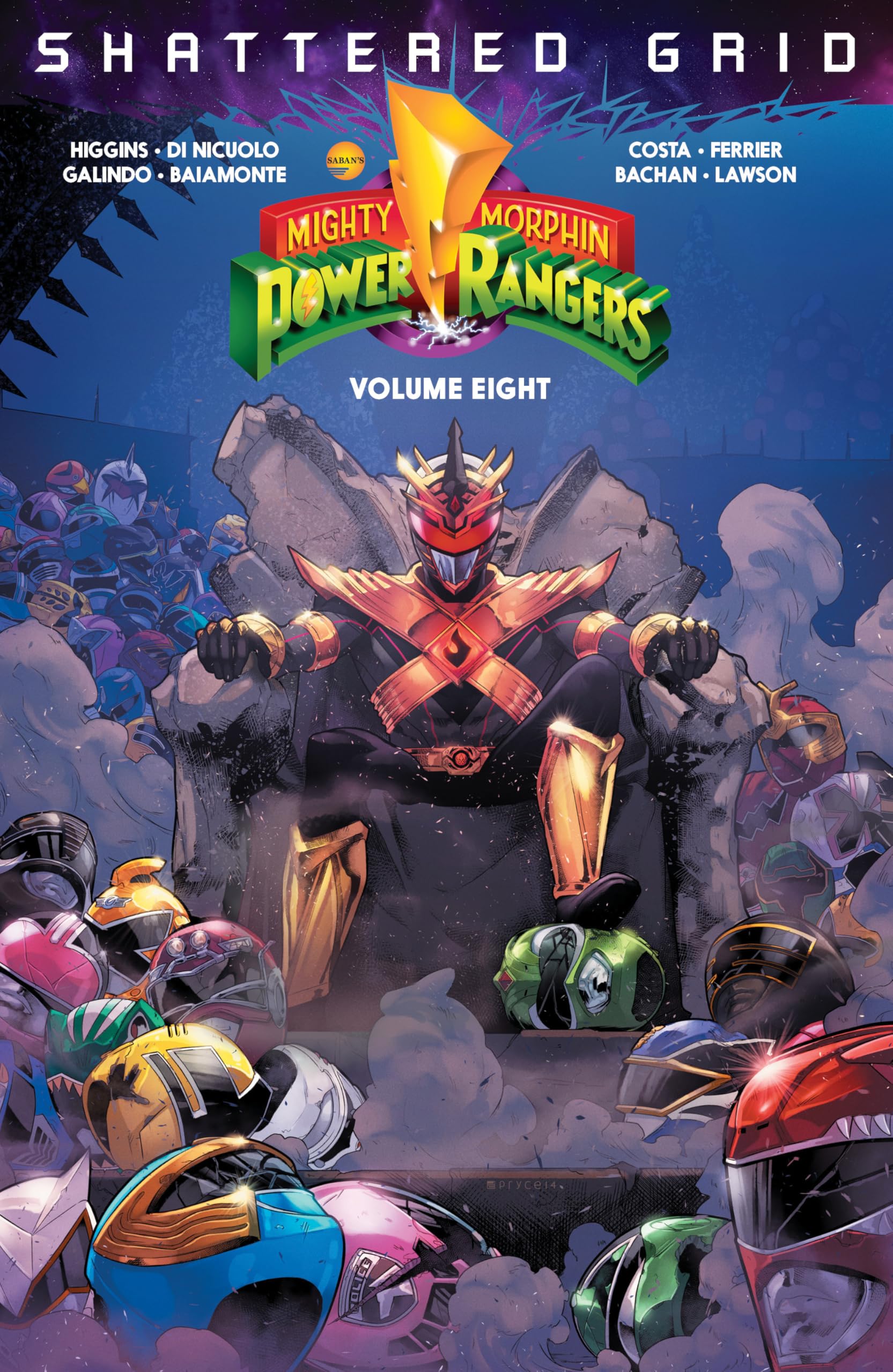 Mighty Morphin Power Rangers Vol. 8 (Volume 8): Shattered Grid Paperback – Illustrated, 13 Jun. 2019