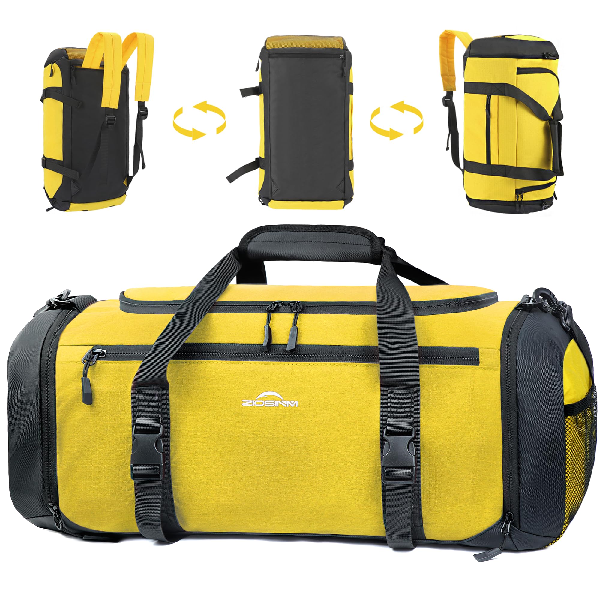 ZIOSINM Gym Bag for Men, 36L Waterproof Travel Bags for Women