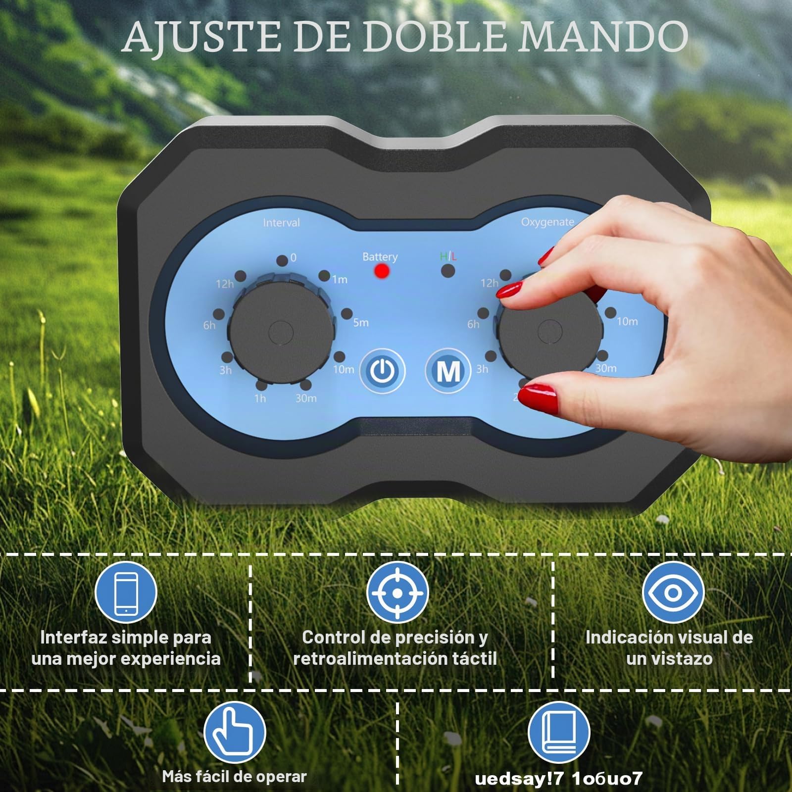 Bomba de aire oxigenadora solar para estanque, botón de rotación simple mejorado, aireador solar para estanques al aire libre con función de temporización, para jardín, pecera, piscina, estanque de