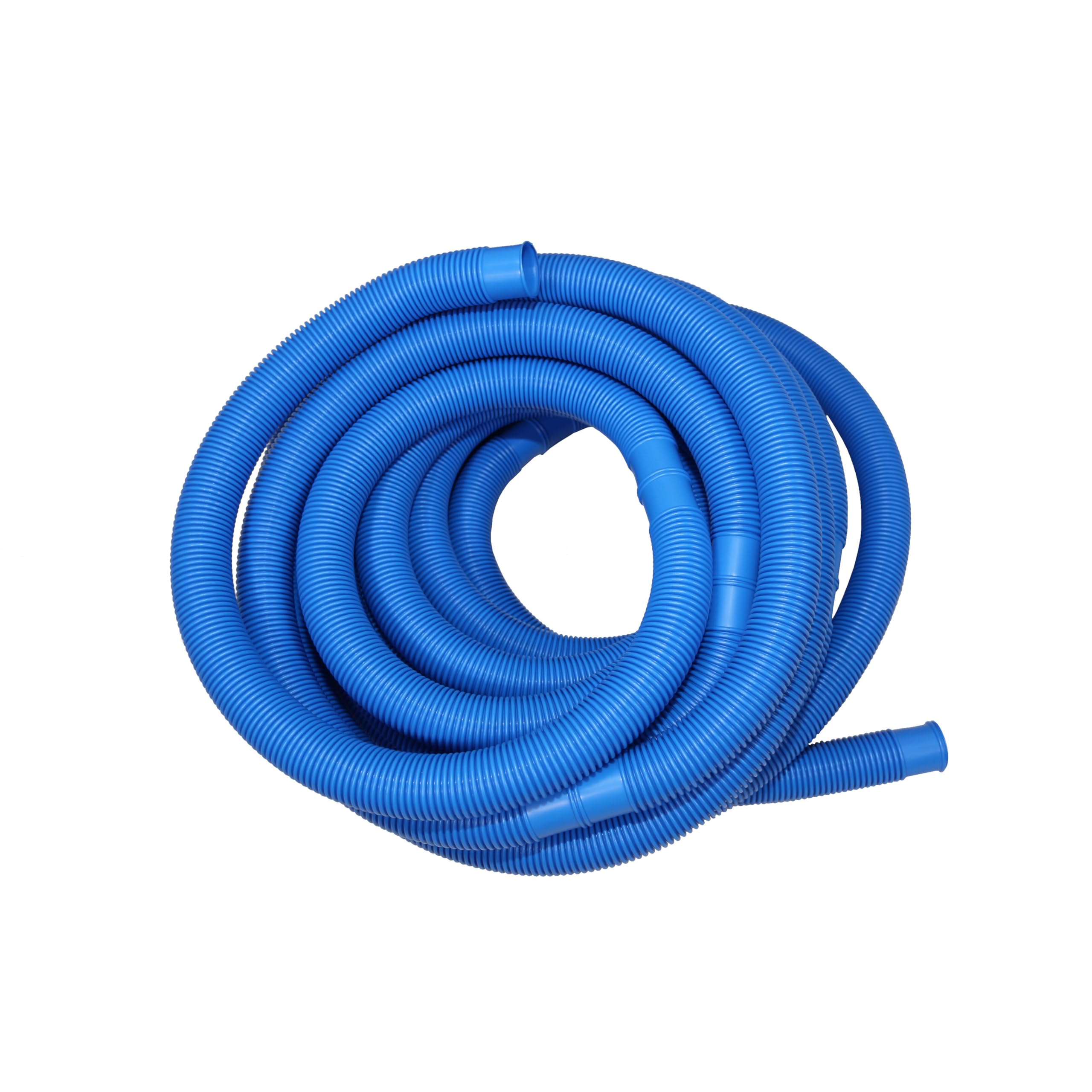 HAF® Manguera de piscina de alta calidad, 38 mm, azul, 12 metros, para jardín y piscina, incluye 2 abrazaderas de acero inoxidable, manguera de piscina, manguera de bomba – Calidad: fabricada en