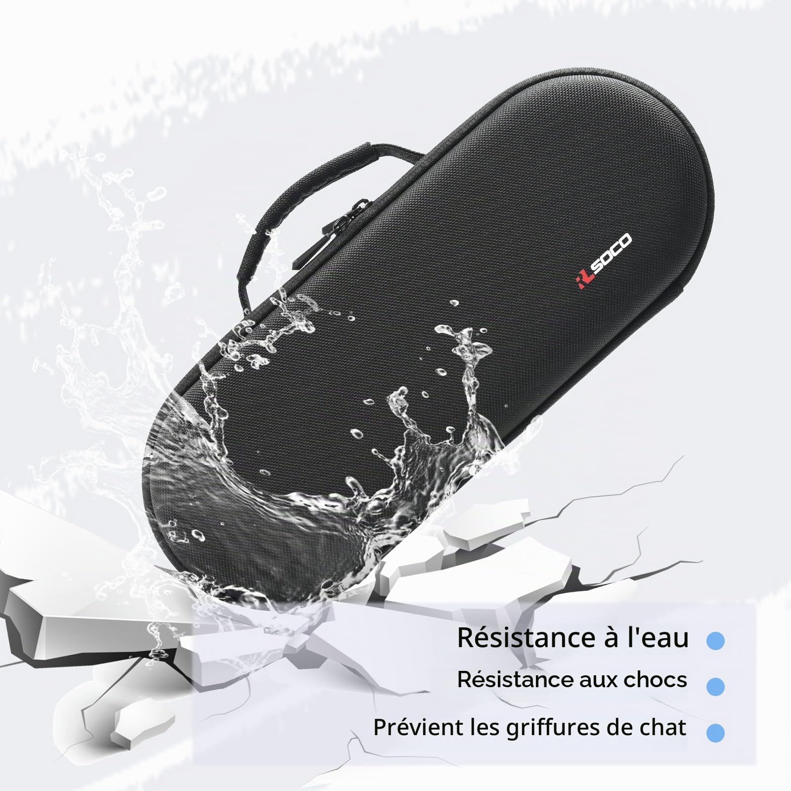 RLSOCO Étui pour Dyson Supersonic Nural HD16 sèche-cheveux Bagages de voyage (Noir)
