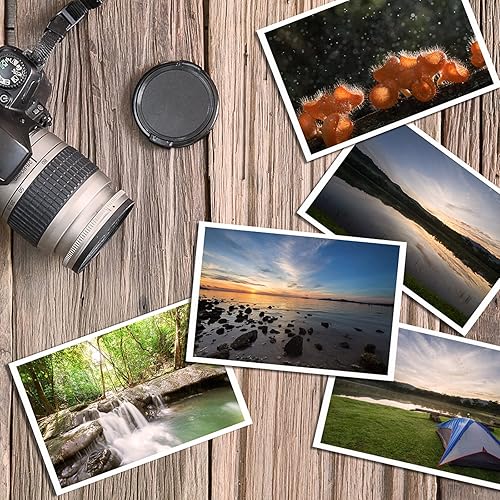 Miniatura 7 de Paquete de 200 tarjetas de papel de cartulina de 4 x 6, 80 libras, color blanco, tarjetas de índice de papel grueso pesado para impresora, postales,