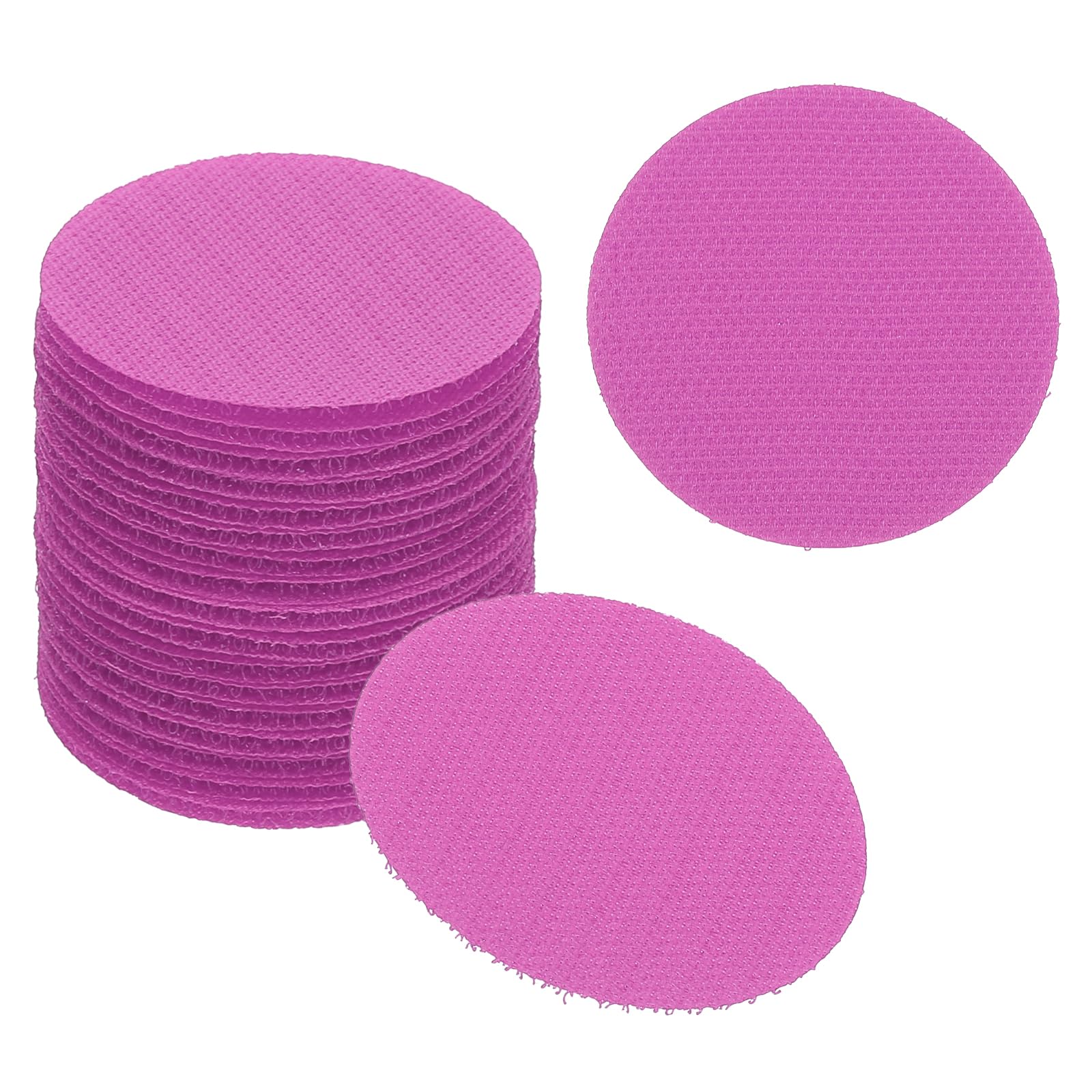 PATIKIL 2" Carpet Spot Markers, 35Pcs Circle Dot Markers Hook and Loop Carpet Spots for Decoration Elementary Preschool Teacher Pink