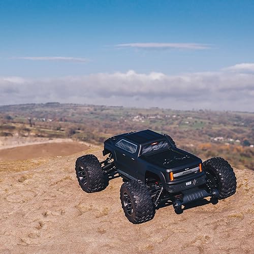 Miniatura 3 de ARRMA 1/10 Big Rock 4X4 V3 3S BLX - Juguete de vehículo de control remoto Monster RC Truck RTR (transmisor y receptor incluido, baterías y cargador