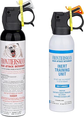 SABRE Frontiersman - Espray para osos 9.2 oz (opciones de pistolera y opciones de paquete múltiple), máxima resistencia, máxima gama y gran barrera