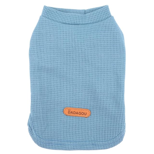 Foto 3 de 8 de Zunea Camisas para Perros Pequeños Verano Chaleco de Algodón Suave Ropa para Cachorro Camiseta sin Mangas…