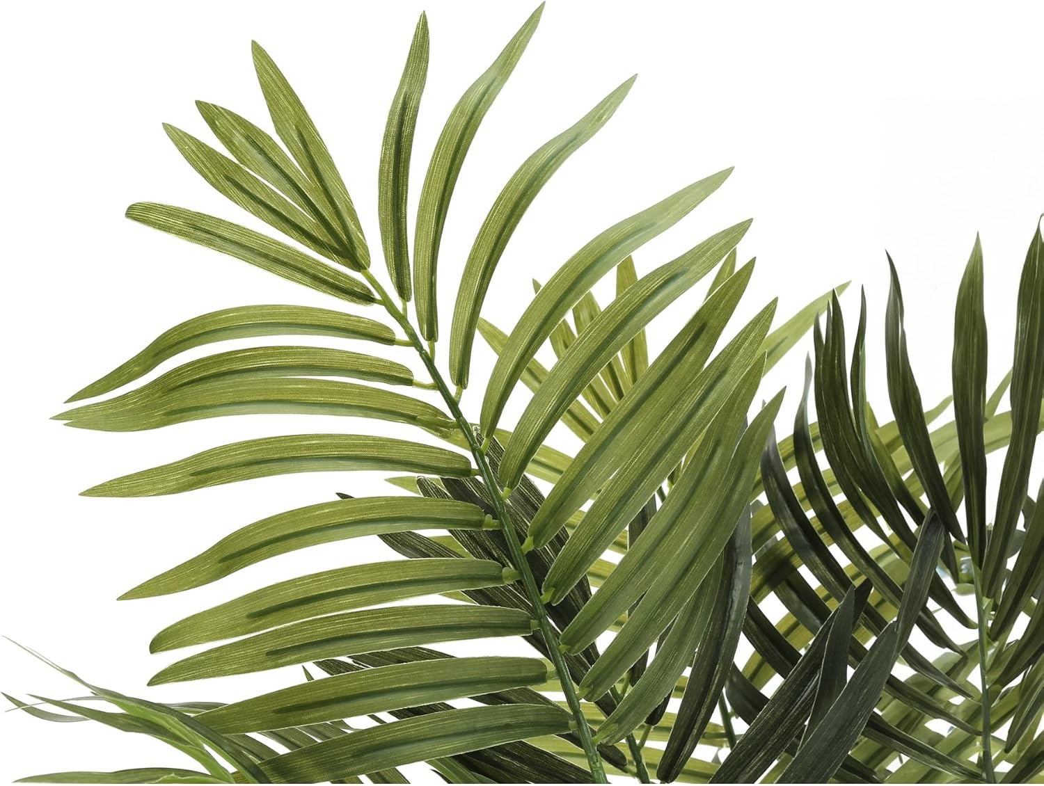 47'' Tall Green Areca Palm Tree in Black Pot