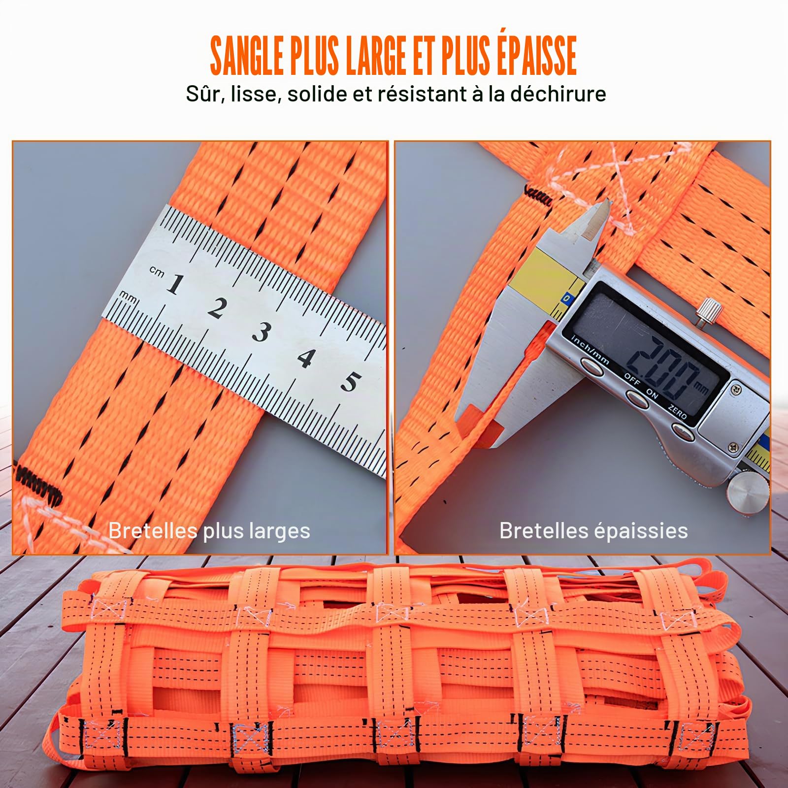 Filet de Levage de Chargement,Filet de Levage 1 x 1 M Charge Filets Suspendu 500 KG,Filets de Levag Suspendu en Polyester,pour Le Chargement et Le Déchargement,Transport,Remorque,Orange