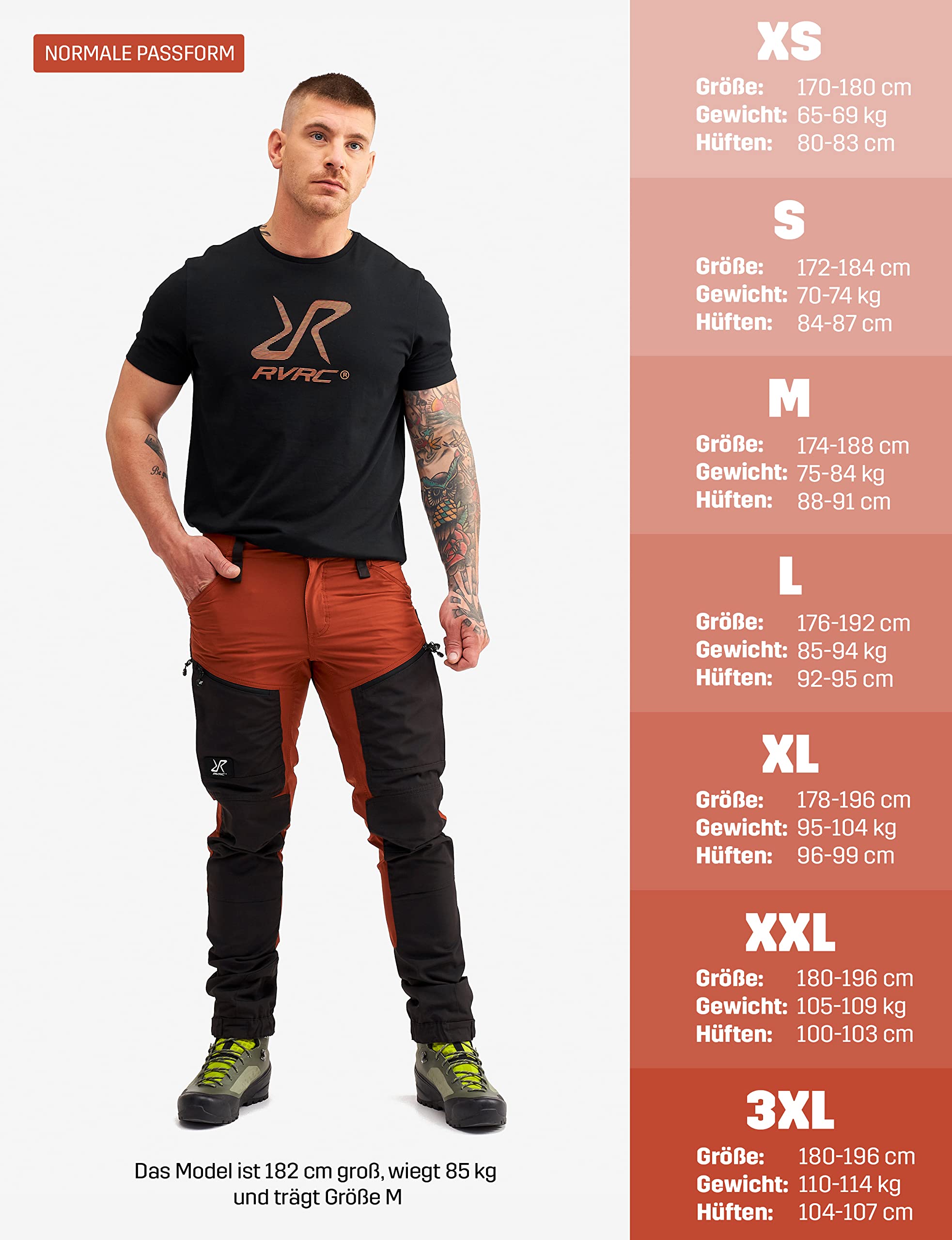 RevolutionRace Herren RVRC GP Pro Pants, Hose zum Wandern und für viele Outdoor-Aktivitäten