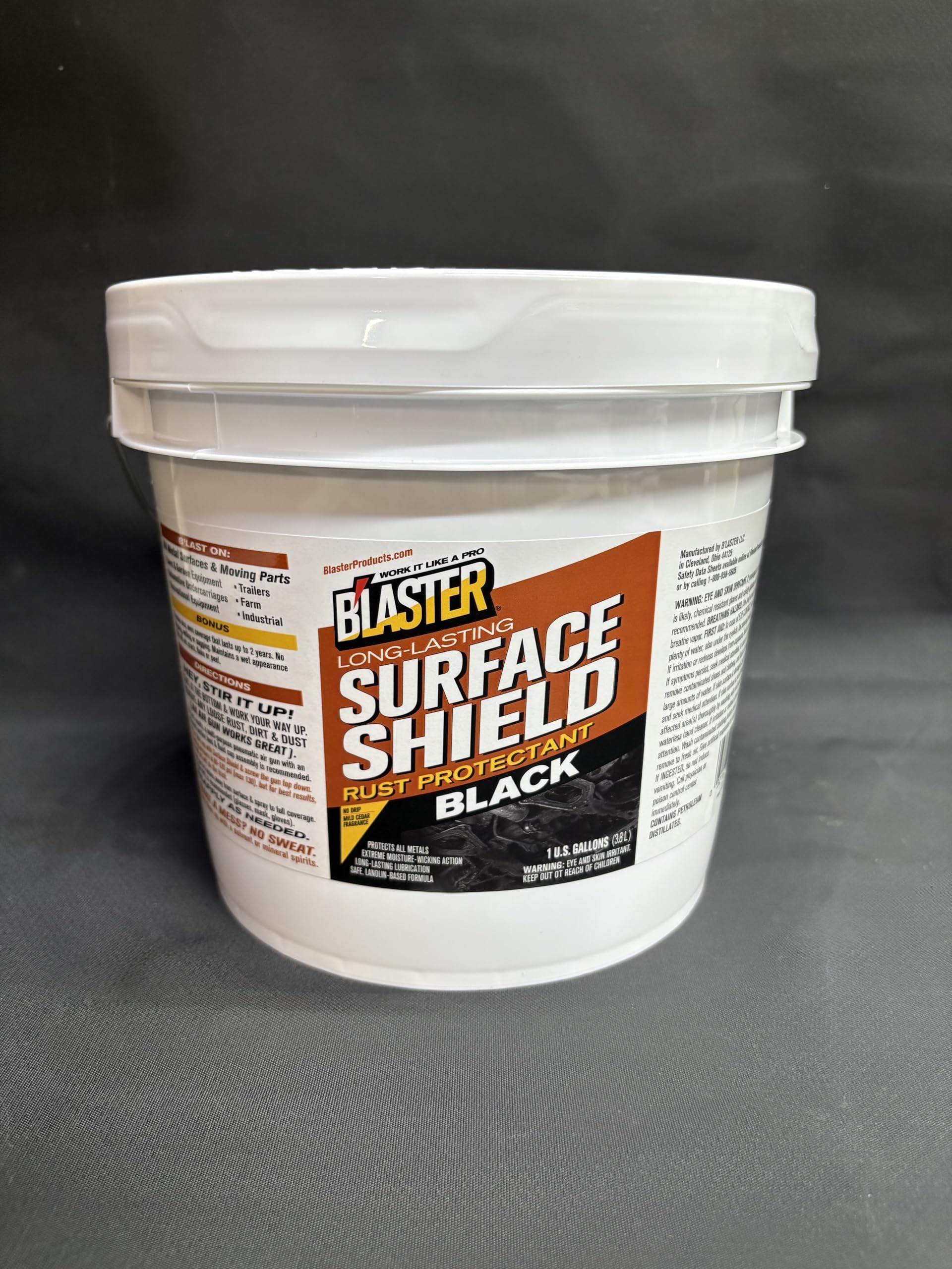 Gallon Black PB Blaster Surface Shield, Pro Undercoating Spray Gun, 2 Wands, 1 Quart Bottle, and 50 Rust Plugs