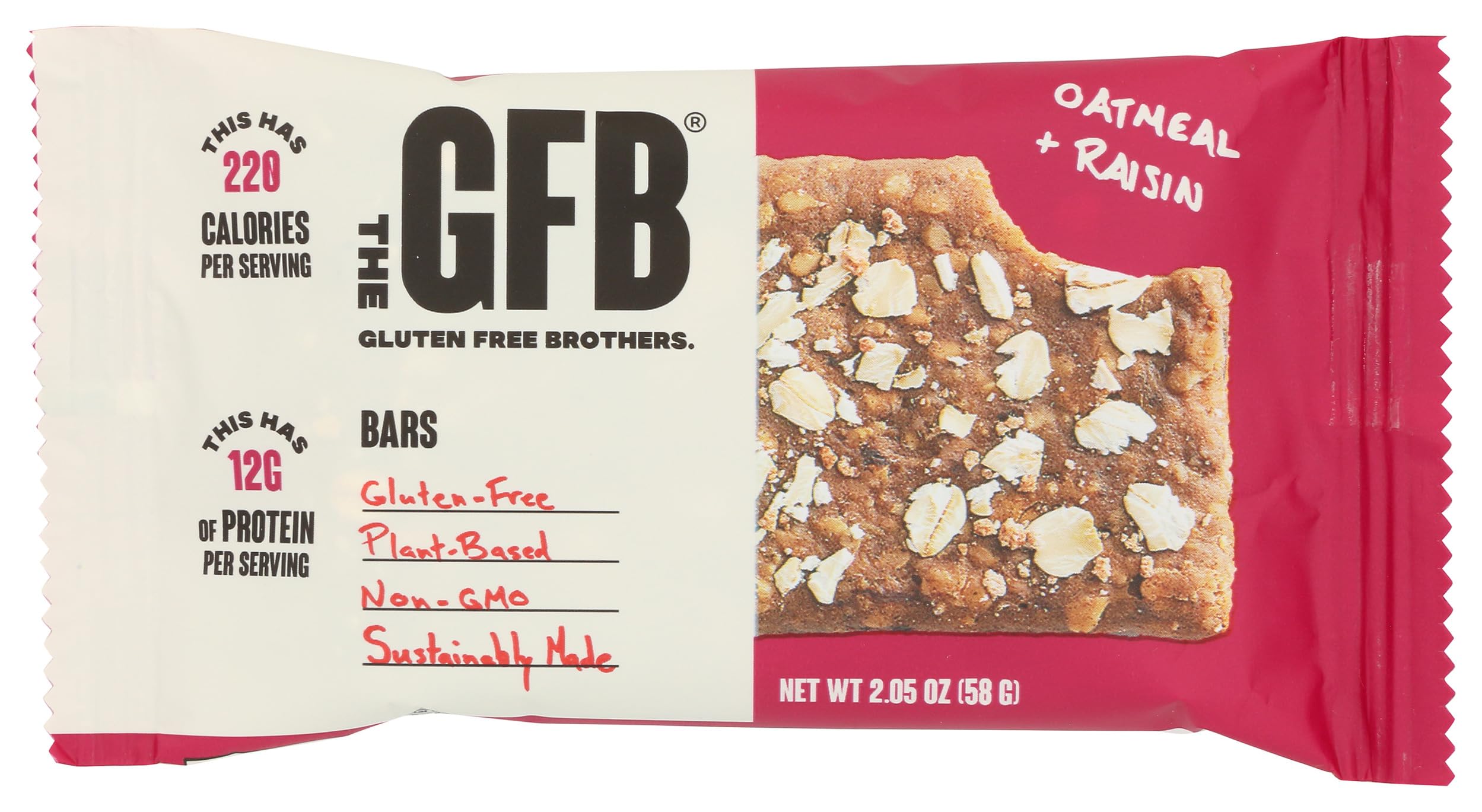 The GFB Bar - Oatmeal Raisin - 2.05 oz