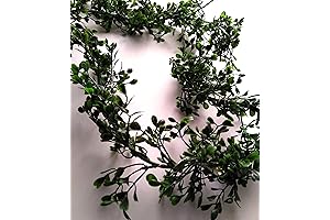 Verdant Eucalyptus Garland with Warm LED Accents