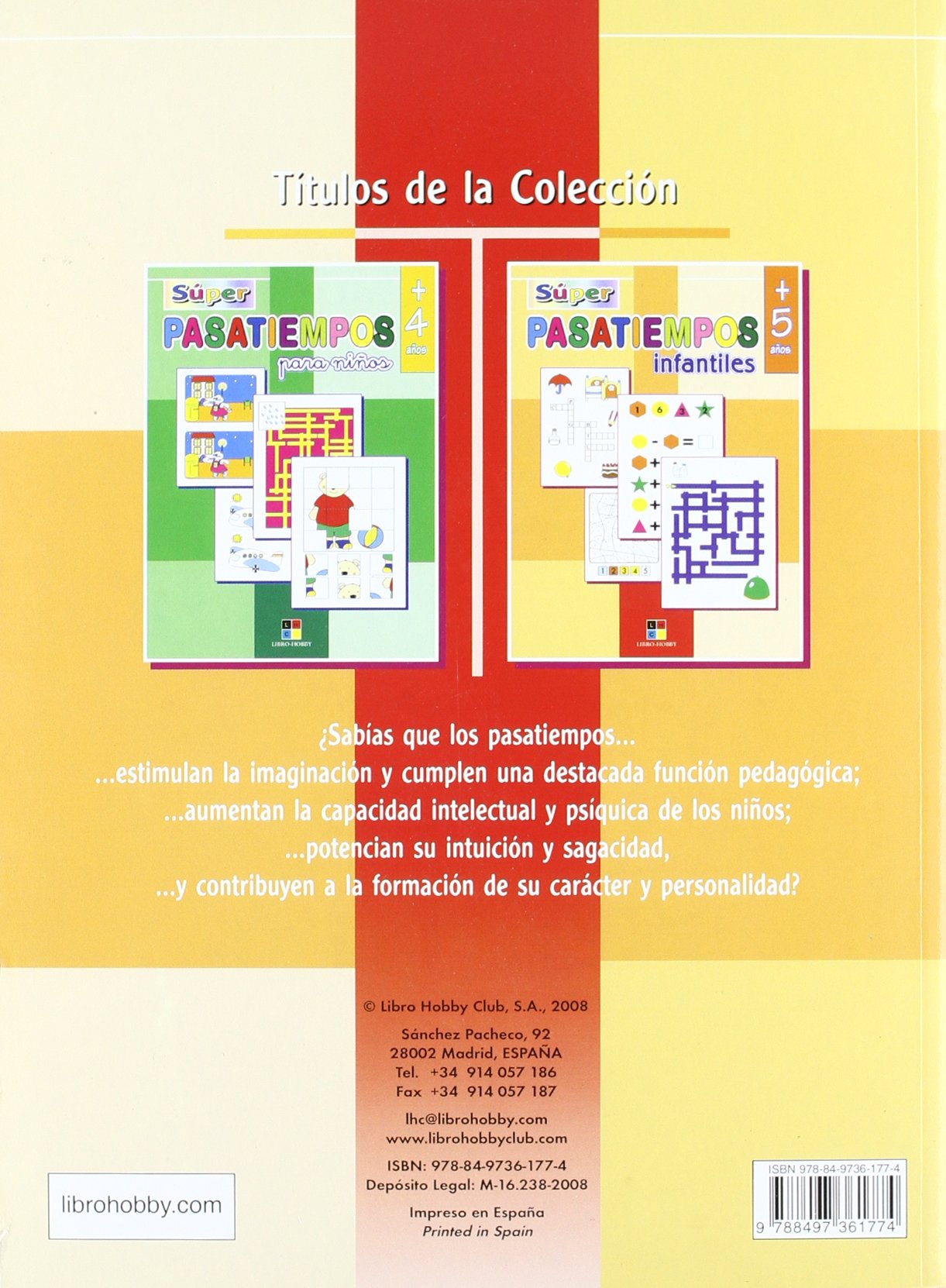 Super-Pasatiempos Infantiles (+5 Años)