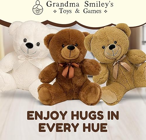 Miniatura 9 de Grandma Smiley's Plush Best Friends - Ositos de peluche de 9 pulgadas (marrón)