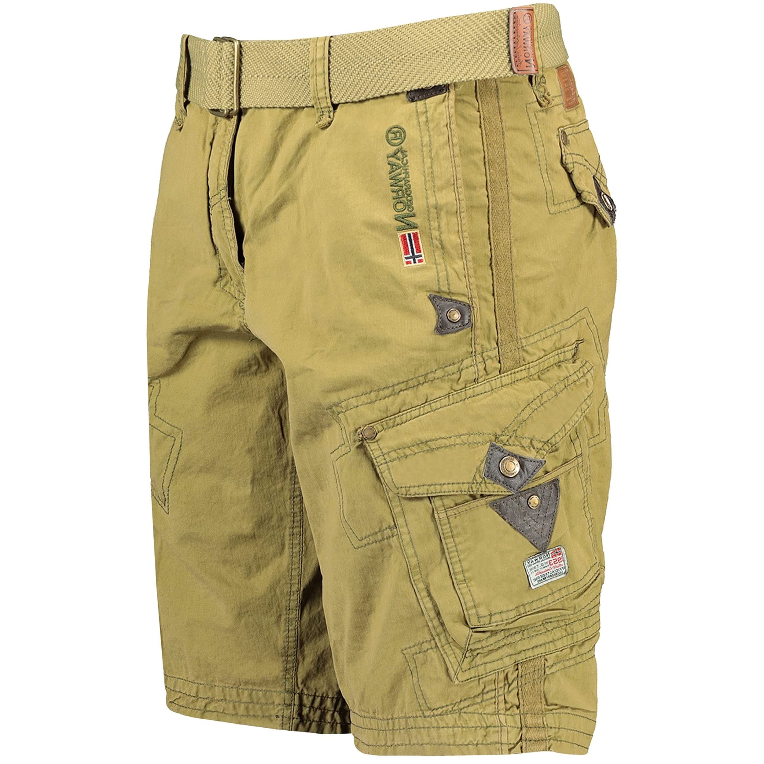 Geographical Norway Peanut Men - Pantón Corto De godón Para Hombres - Pantones Cortos Deportivos Para Hombres - Rego Ide Para Hombres Primavera Verano