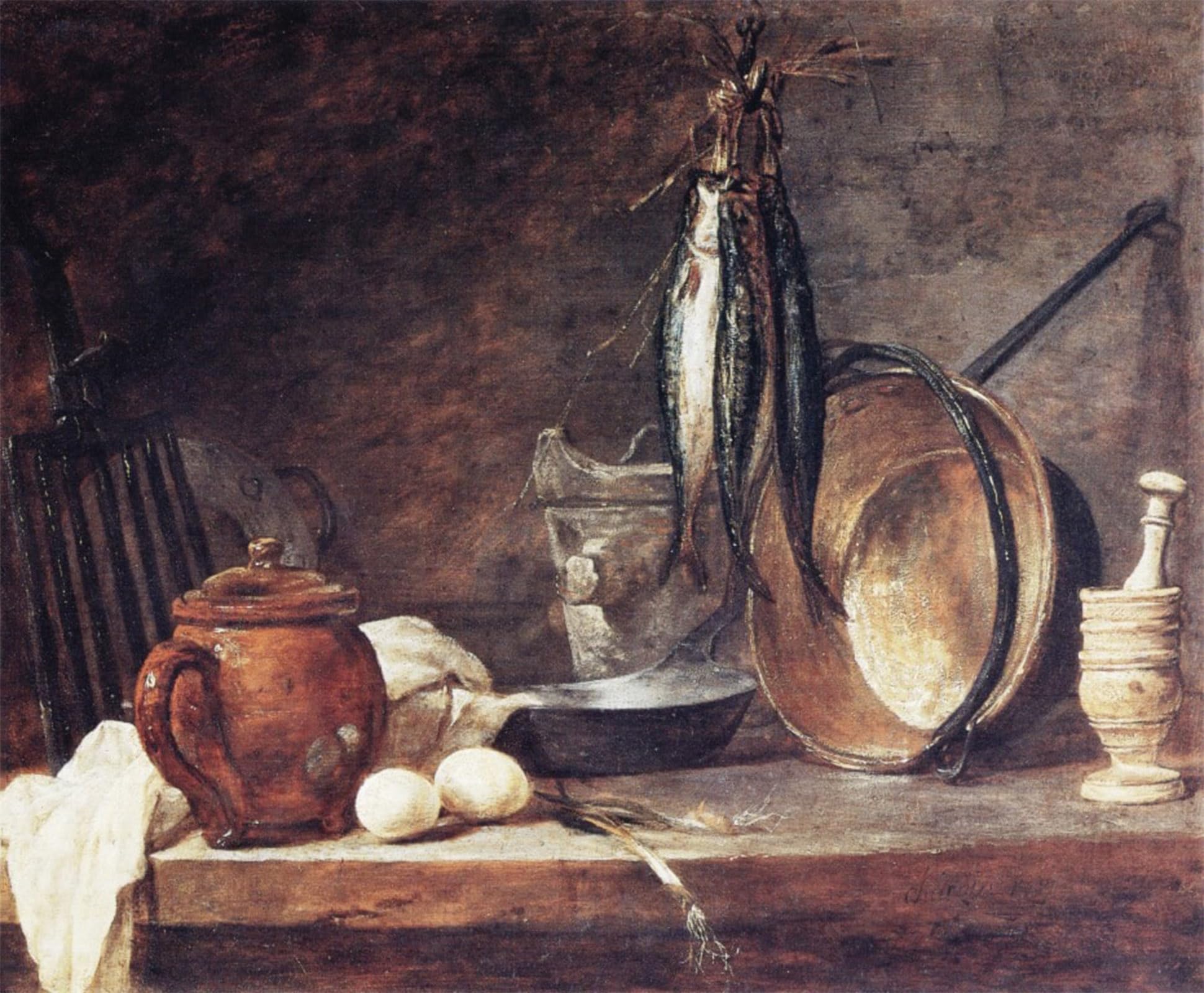 POSTERIIk Famous Print Pop Art Wall Art Graffiti the Fast Day Meal by Jean-baptiste-simeon Chardin Art Prints for Home Decor 60x90cm