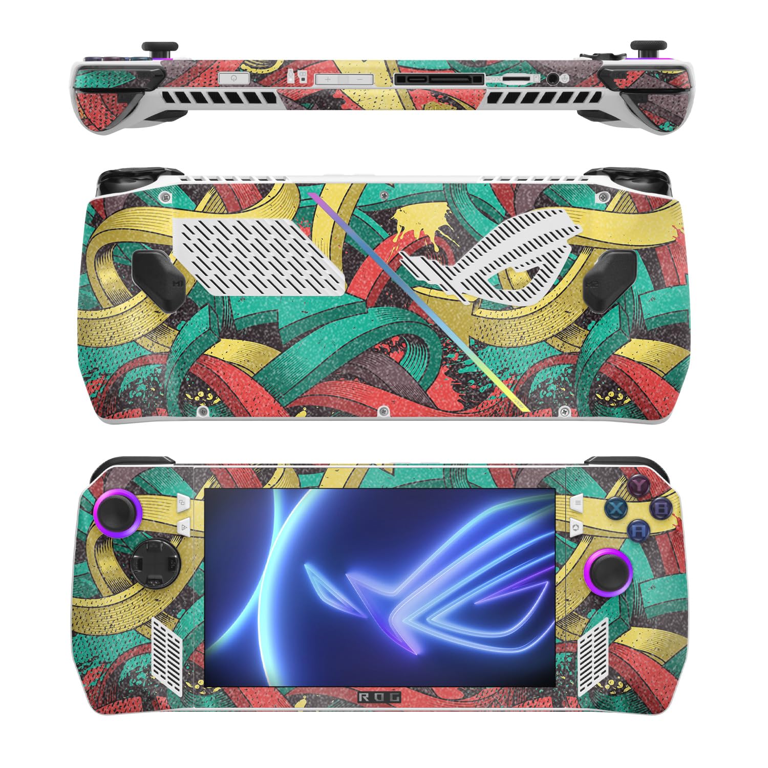 MightySkins Skin Compatible with Asus ROG Ally - Puppy Fall | Protective, Durable, and Unique Vinyl Decal wrap Cover | Easy to Apply, Remove, and Change Styles