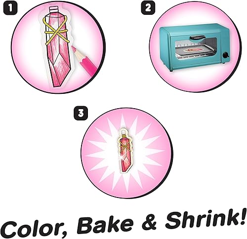 Miniatura 5 de Just Play Shrinky Dinks - Kit de joyería de 68 piezas, incluye cuentas, pasadores, cuerda elástica y aros para aretes, rellenos de cesta de Pascua,