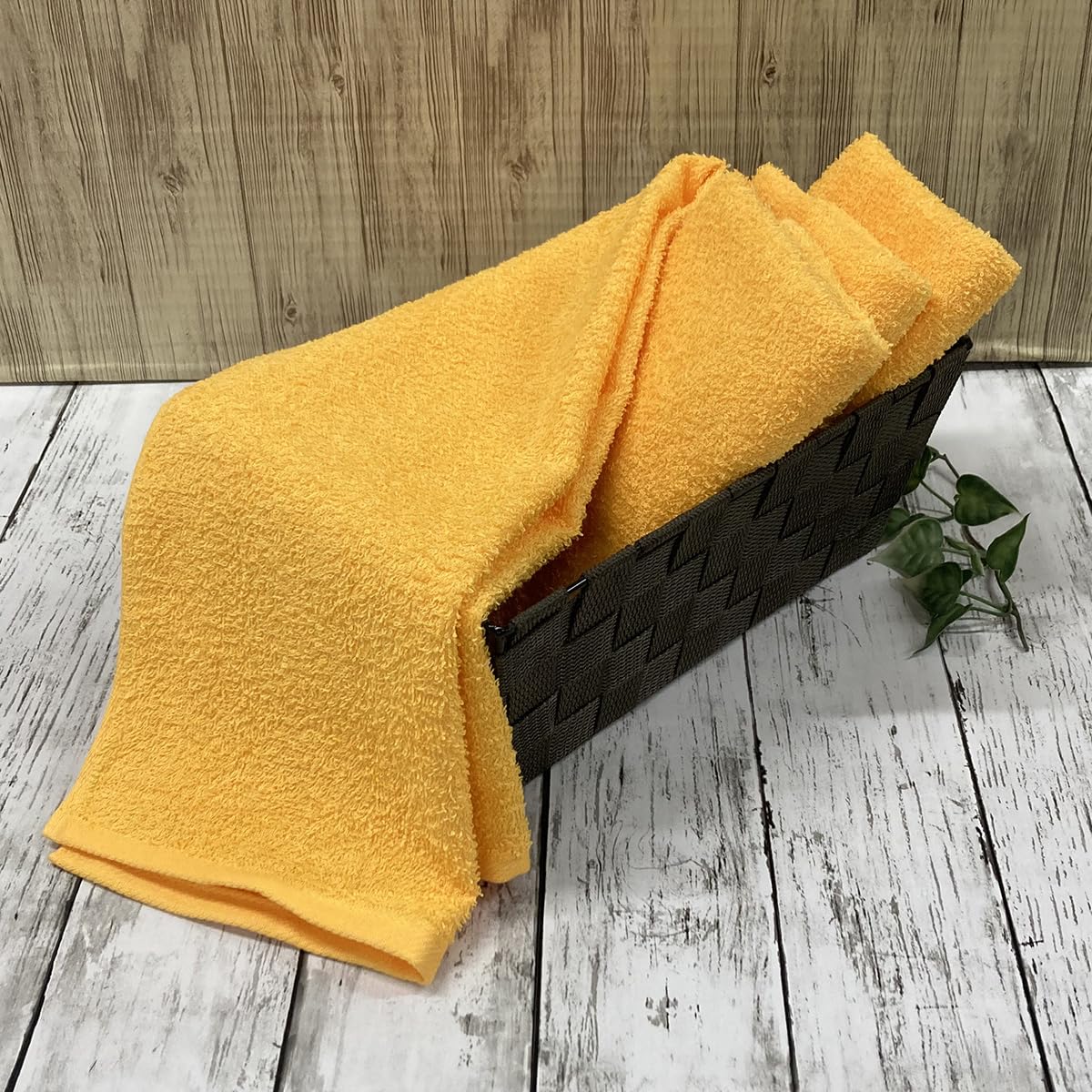 Amazon｜泉州タオル フェイスタオル 12枚組 オレンジ 約34x85cm 無地