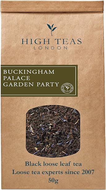 English Afternoon Tea Buckingham Palace 50g | Loose Black Tea Leaves with Assam & Ceylon | Premium Loose Leaf Afternoon Tea