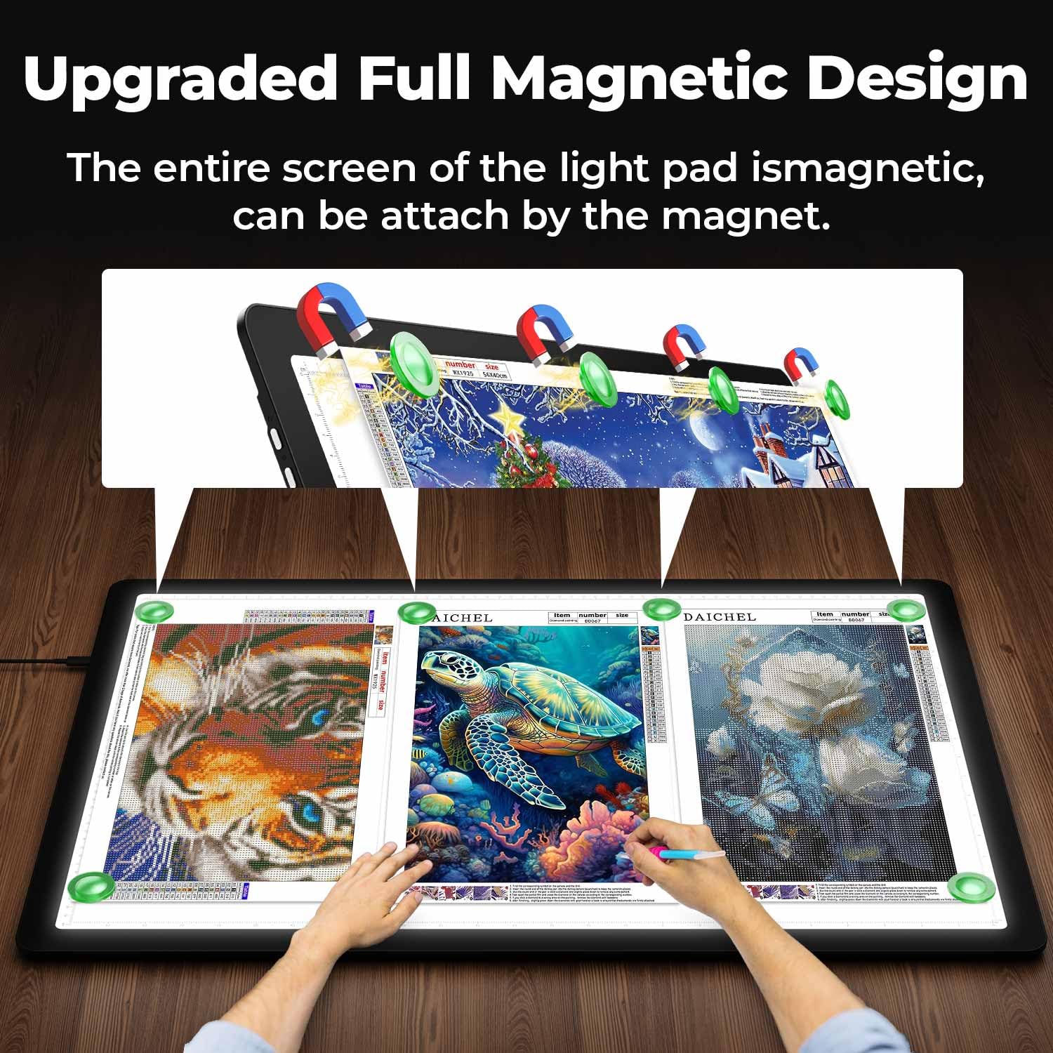 Magnetic A2 Light Board(Black)