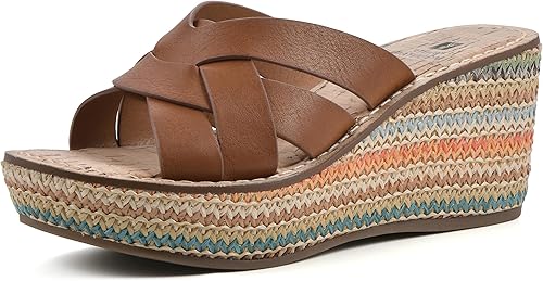 WHITE MOUNTAIN Sandalias de plataforma Samwell para mujer