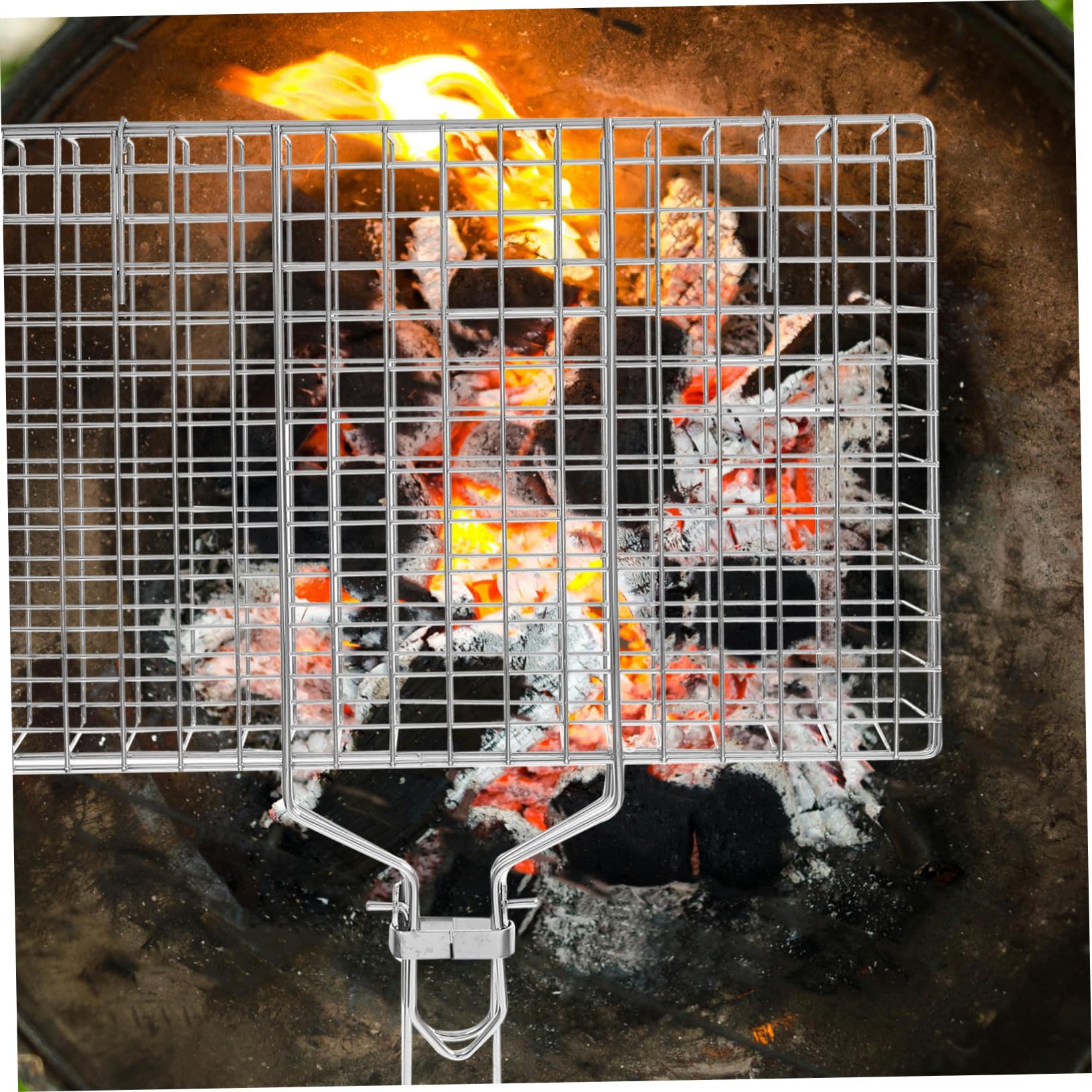 Siatka Do Narzędzie Do Grillowania Siatka Do Składana Akcesoria Do Do Uchwyt Do Narzędzia Kempingowe Stali Nierdzewnej Koszyki