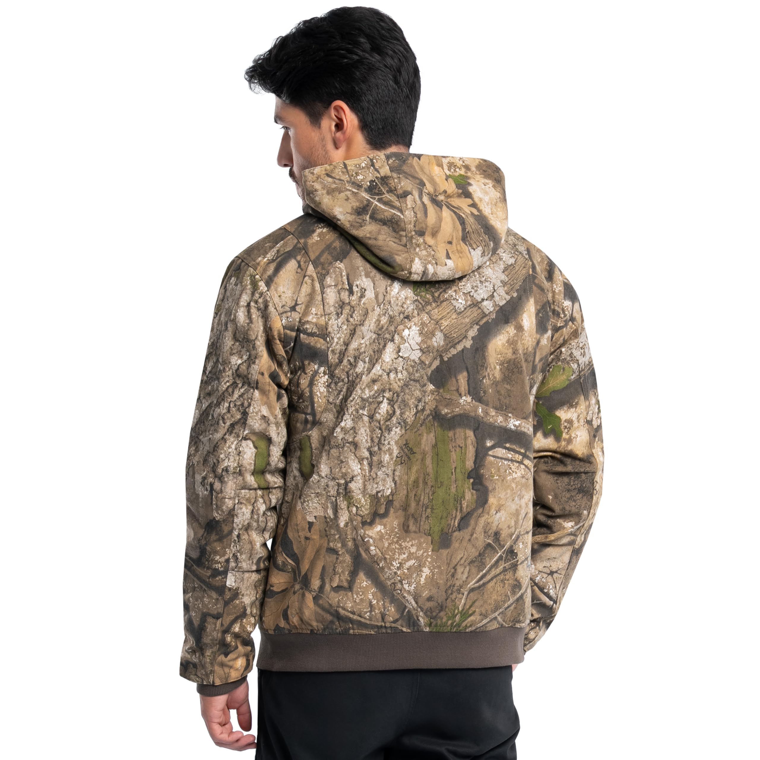 Realtree Herren Sherpa Lined Bomber Jacket With Utility Pocket Oberbekleidungsjacken (1er Pack)