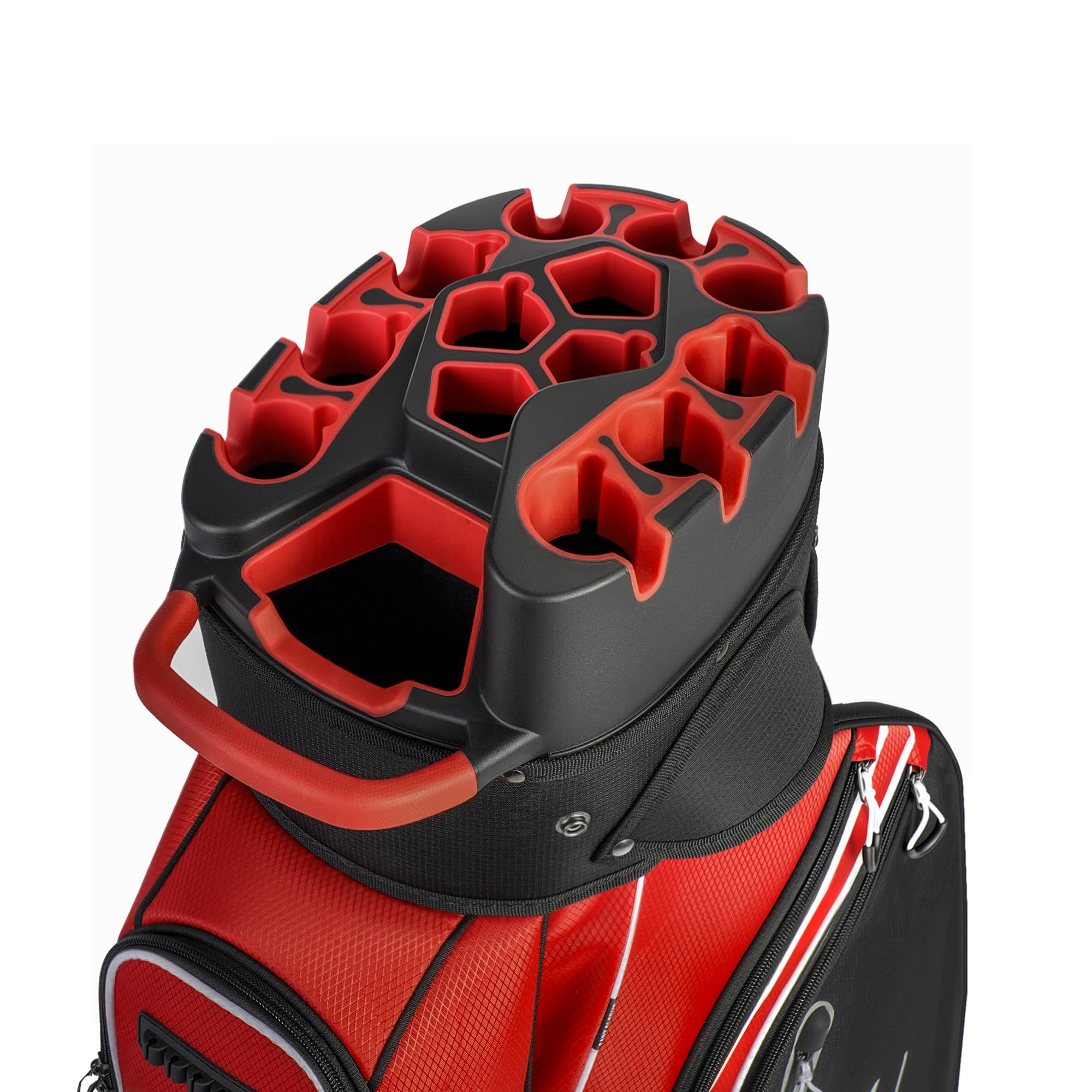 uniHimal 14-Way T-Lock Golf Cart Bag Pro with Full-Length Divider