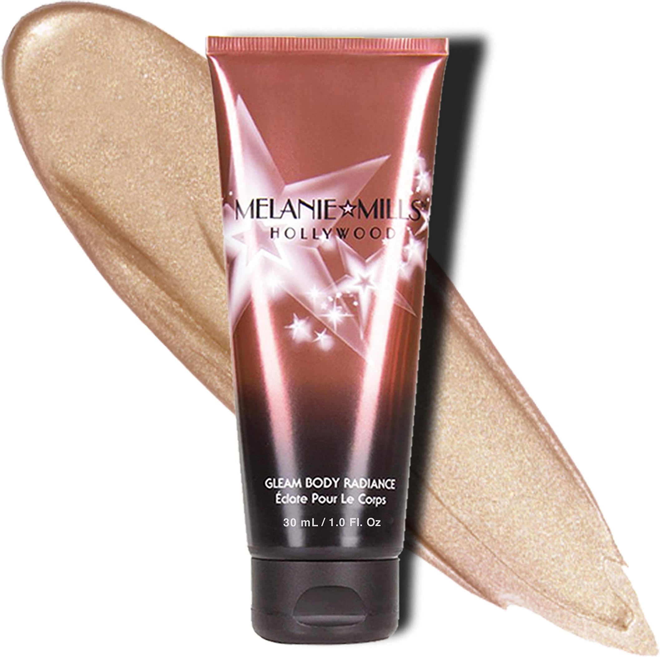 Gleam By Melanie Mills Hollywood Body Radiance, Peach Deluxe, 30ml