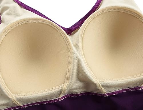 Miniatura 5 de Septangle Traje de baño tankini para mujer con cuello en V