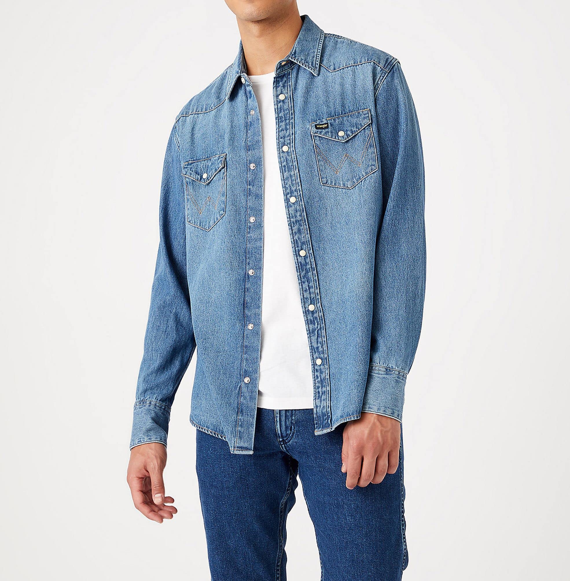 Wranglermens Denim Shirt Desertcart INDIA