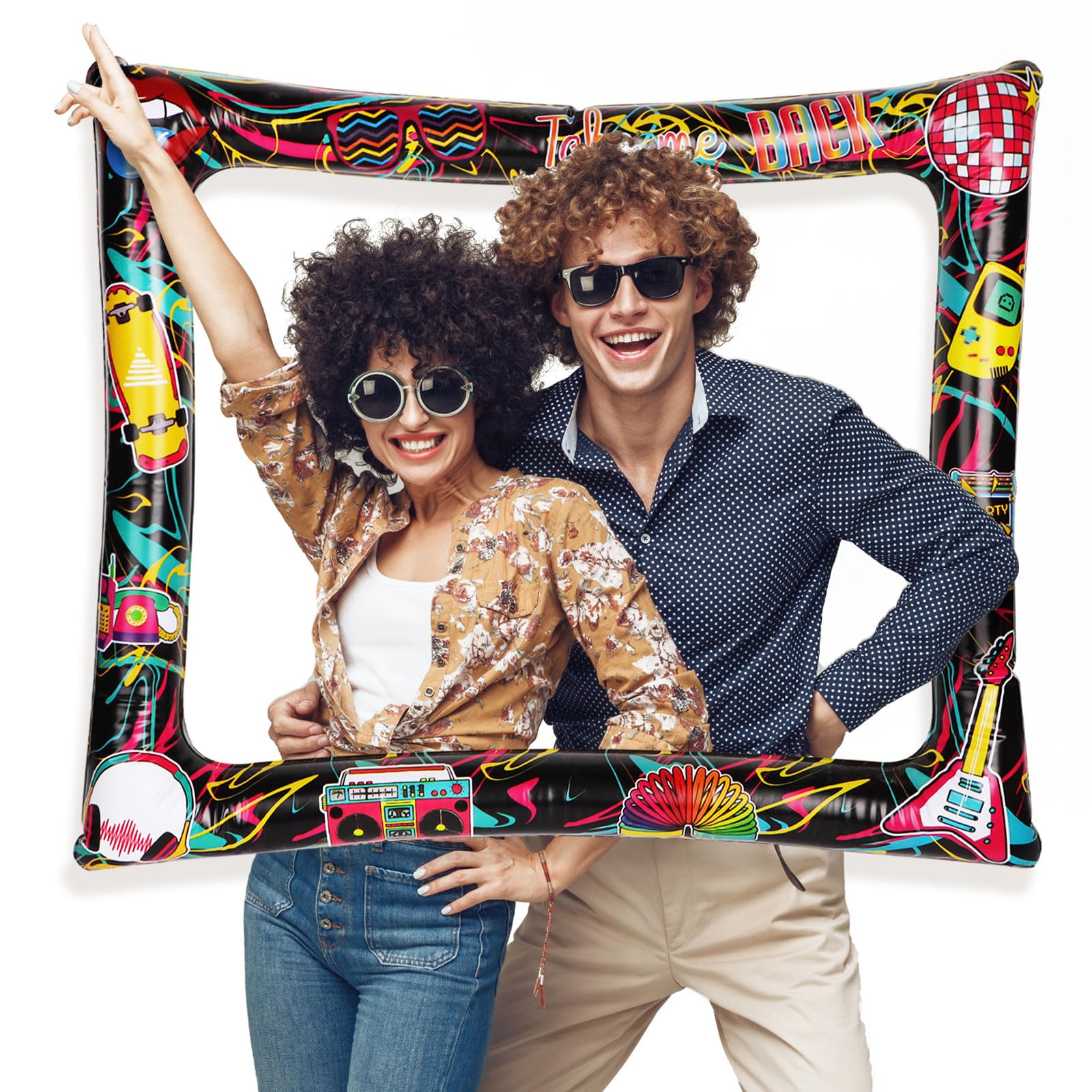 TTSAM Cadre Photo Gonflable En PVC - Accessoire De Photo De Fête - Pour