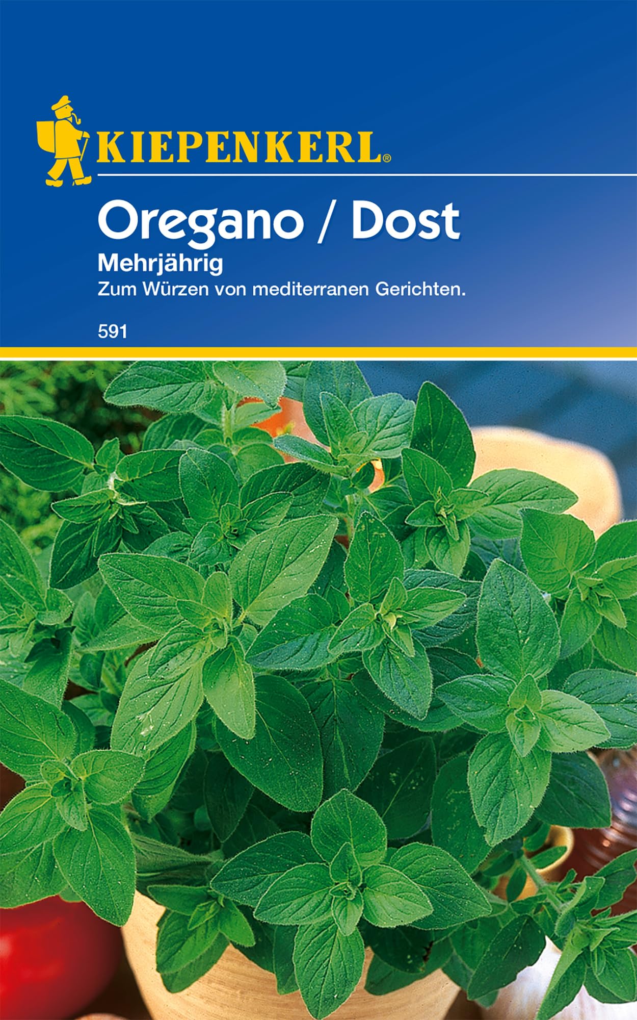 Kiepenkerl Oreganosamen, mehrjährig, Kräutersamen für mediterrane Gerichte, aromatisch & intensiv