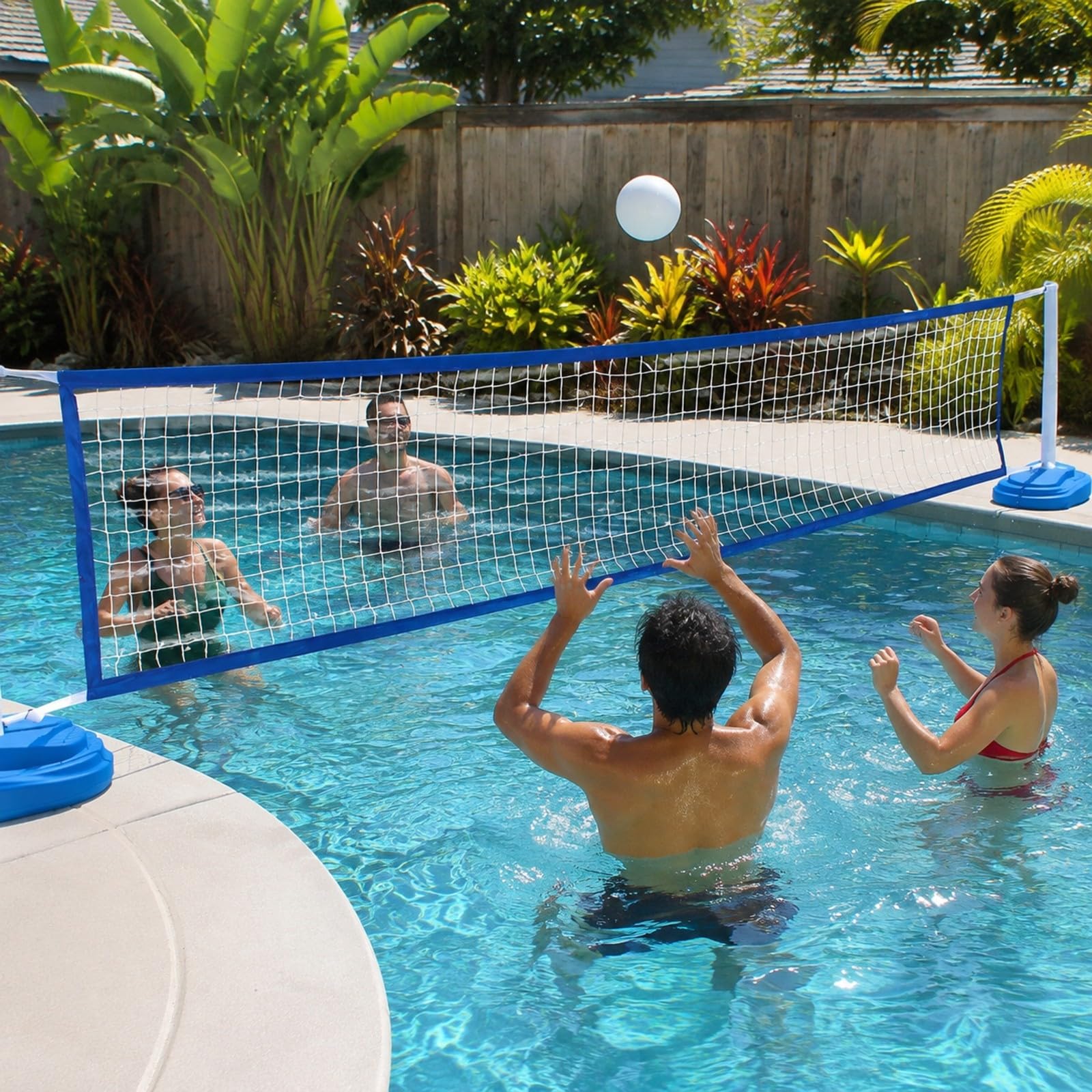 Qianly Red Voleibol Piscina Ligera Red Voleibol Repuesto para Familias, Jardín Trasero