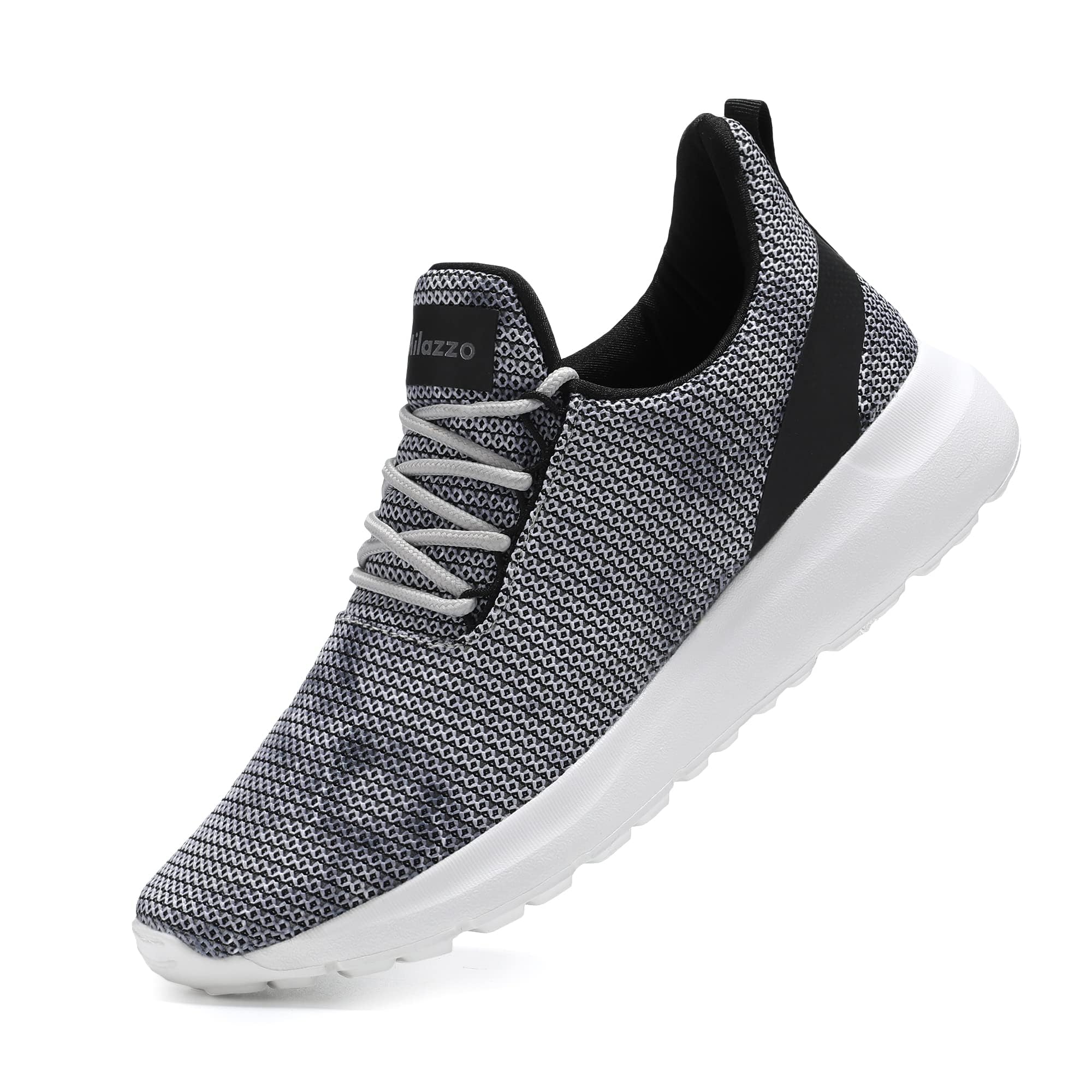 Milazzo Herren Sneaker Sportschuhe für Männer – Bequeme Laufschuhe mit Atmungsaktivem Mesh – rutschfeste Fitnessschuhe für Alltag & Training